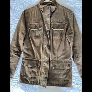 Woman’s Barbour vintage weathered utility jacket